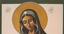 Wunderbare Ikone der Gottesmutter „Geburtshelferin“