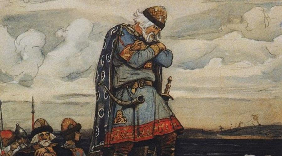 Video lekcija „Prvi kijevski prinčevi.  Igorov pohod na Carigrad Vizantinci su spalili brodove Rusa posebnim gorivom