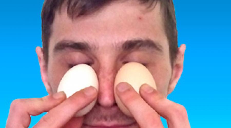 Kuhano jaje iz hladne bebe. Da li je moguće zagrijati nos himoritom: metode zagrevanja kod kuće. Da li je moguće zagrijati nos sa curom
