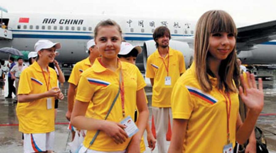 Rusijos diaspora Pekine.  Rusų vaikai kinų mokykloje.  Baigti vidurinę mokyklą