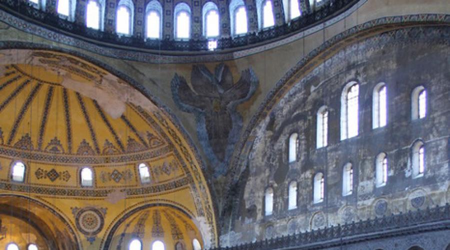 Ayia Sofija i Plava džamija. Džamija Ayia Sofija - Katedrala Svetog Sofije u Turskoj. Katedrala Svetog Irine