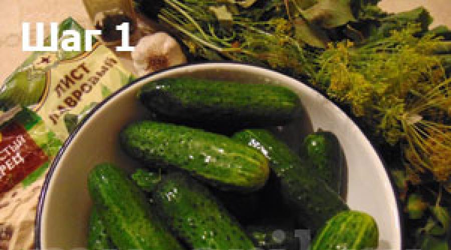 Malosol cucumbers recipe pour boiling water. Malossal crispy cucumbers: a recipe for quick cooking and saucepan in cold water and boiling water how to quickly prepare low-headed cucumbers with boiling water