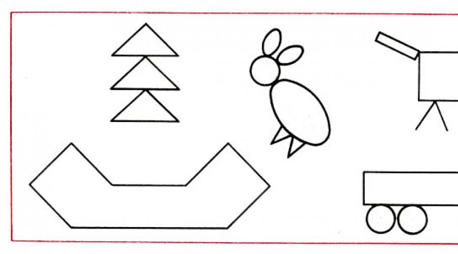 Igranje za vježbanje zabavnih figura. Didaktičke igre i vježbe za konsolidaciju ideja o geometrijskim oblicima. Kružne pokreti glave »