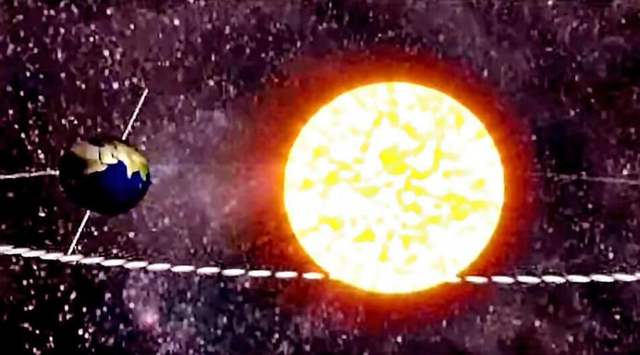 زمین به خورشید جذب می شود. چرا سیستم زمین-ماه در خورشید سقوط نمی کند؟ محاسبه نیروی گرانشی بین زمین و خورشید