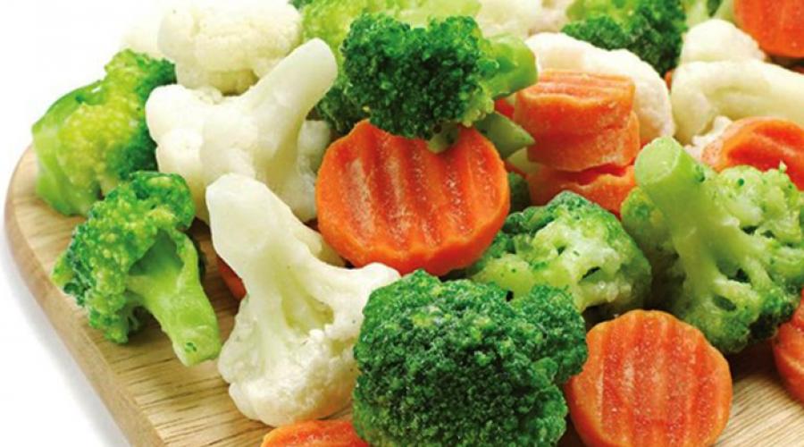 The benefits of frozen vegetables and fruits. Benefit or harm: Frozen products VS Fresh is useful if there are frozen vegetables